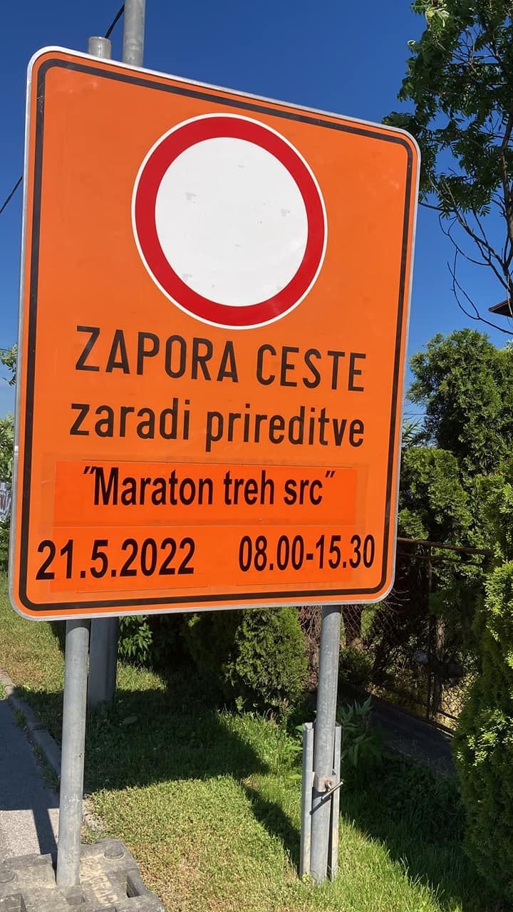 Vozniki Pozor Zaradi Maratona Treh Src Bodo Zaprte Te Ceste