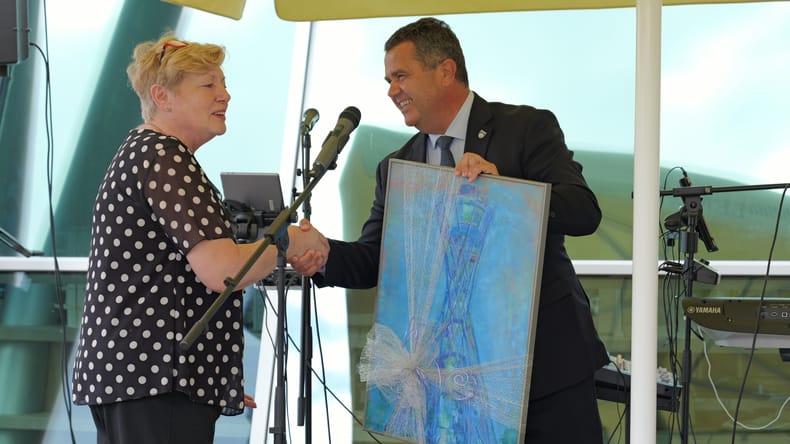 FOTO in VIDEO: Stolp Vinarium praznuje 11 let, zvečer glasbeni zaključek v Lendavi