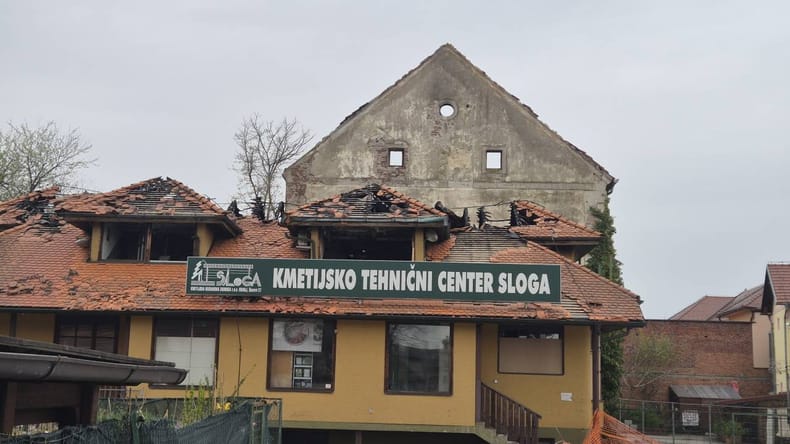 Po požaru v Beltincih objekt še ni porušen: Sloga pojasnjuje, kaj se dogaja