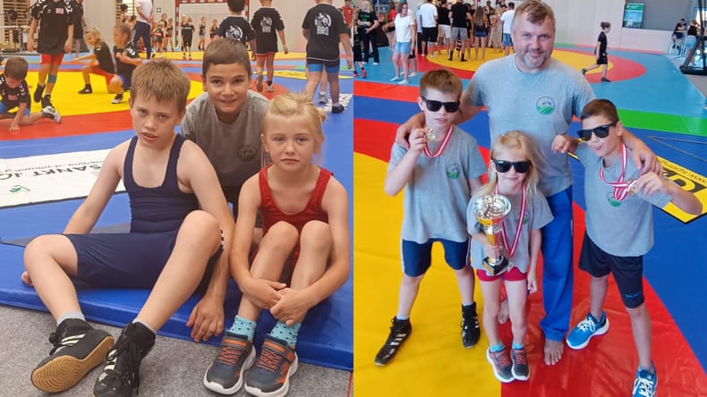 Mladi rokoborci iz Puconcev navdušili v Avstriji, vsi trije osvojili zlato