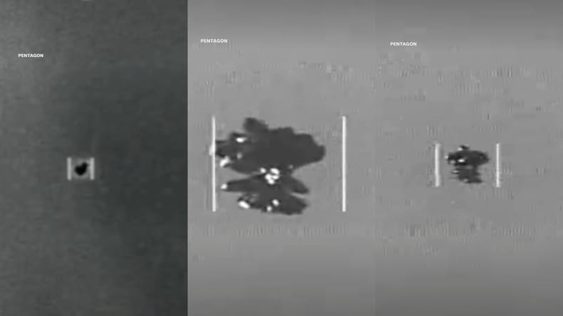 VIDEO: Pentagon razkril nov sveženj gradiva o neznanih letečih predmetih