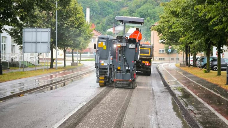 Na Trgu ljudske pravice se nadaljujejo dela, občina prosi za razumevanje