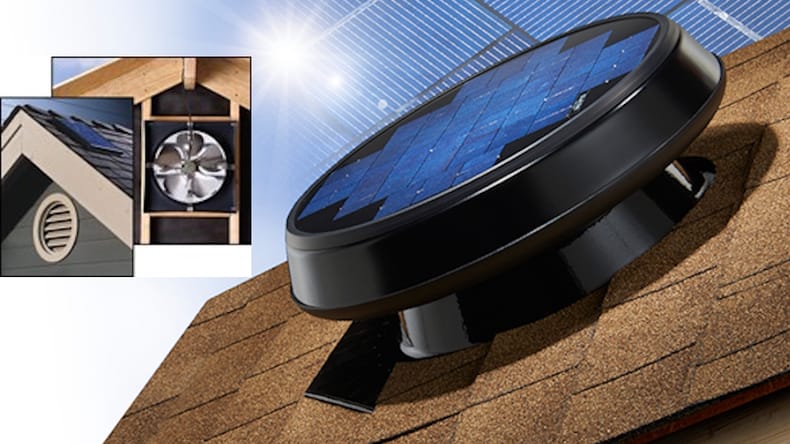 Premagajte poletno vročino s solarnimi ventilatorji