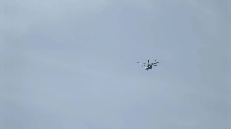 Drama v gorah: otrok zdrsnil, ponj je priletel helikopter