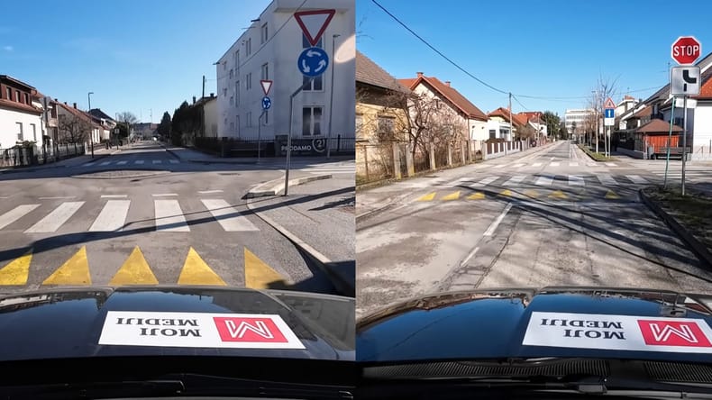 VIDEO: Mini krožišče in spregledan znak v Murski Soboti, zaradi teh napak kandidati ostanejo brez izpita