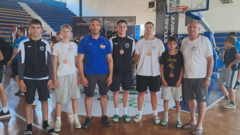 FOTO: Pet bronastih medalj za soboške rokoborce na turnirju Zadar Open
