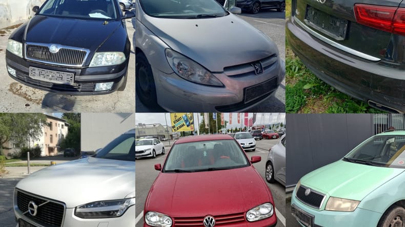 Na spletnih dražbah finančne uprave avtomobili različnih znamk