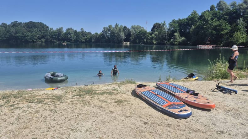 Tragičen razplet iskanja pri Babincih, v gramoznici našli mrtvega otroka