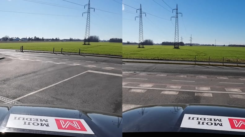 VIDEO: Zakaj vozniki pri Eurospinu v Murski Soboti vozijo čez fizične ovire?