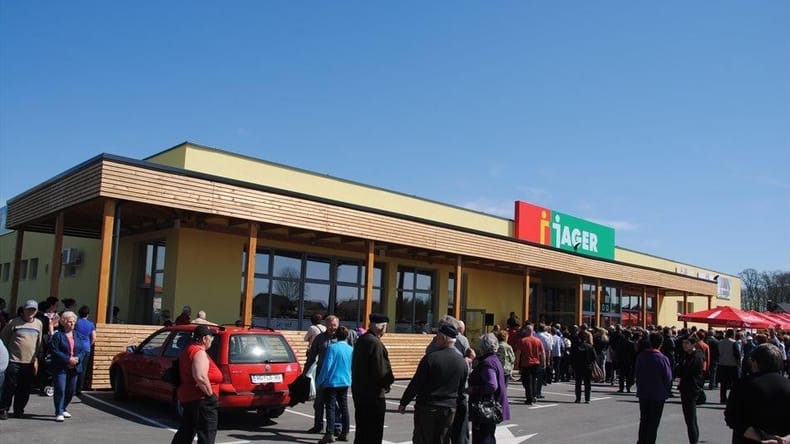 Občina Turnišče prodaja zemljišča, na katerih stoji trgovski center Jager