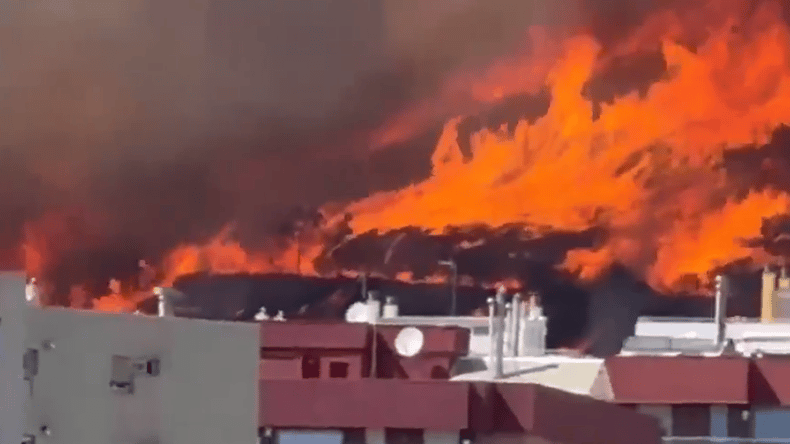 VIDEO: Na obrobju Barcelone divja požar, oblasti evakuirale prebivalce