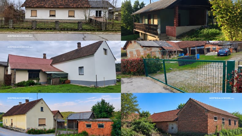 To so najcenejše hiše, ki se prodajajo v Pomurju