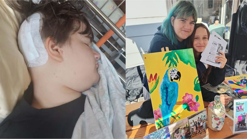 16-letna Lana Jaklič si želi kljub diagnozi uresničiti sanje: »Ko slikam, se odpre moj svet«