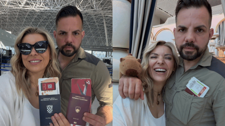 FOTO: Pomurski podjetnik Aleksej Škarica z Anito Martinović v Aziji: »Pot je bila težka in dolga«