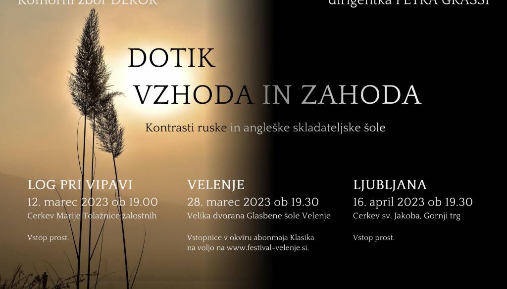 Koncert KZ Dekor Dotik vzhoda in zahoda