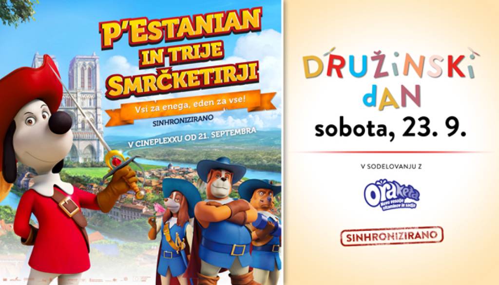 DRUŽINSKI DAN:  P'ESTANIAN IN TRIJE SMRČKETIRJI