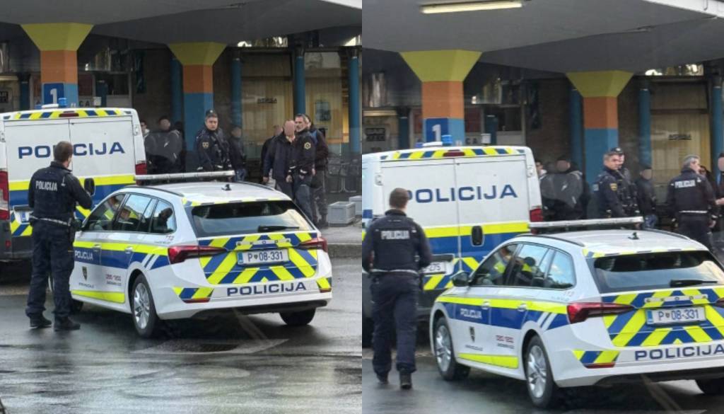 Na Avtobusni postaji Murska Sobota posreduje policije
