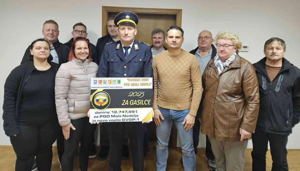 Zbrali več kot 12 tisoč evrov za gasilce