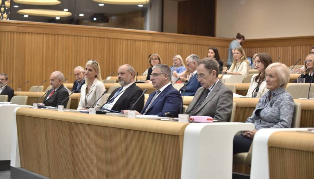 FOTO in VIDEO: Zaskrbljujoča projekcija na posvetu o demografiji: Čez 200 let Slovencev morda ne bo več