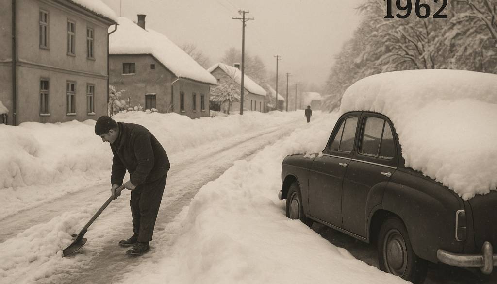 Na današnji dan je vzhod Slovenije prekrila rekordna snežna odeja