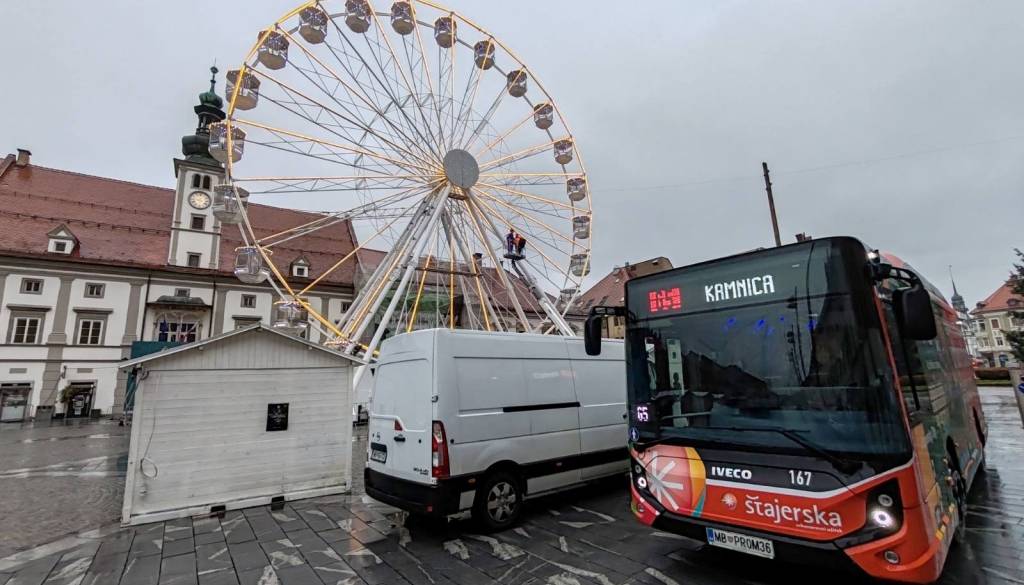 Pozor! Zaradi prižiga lučk v Mariboru spremenjena trasa avtobusa