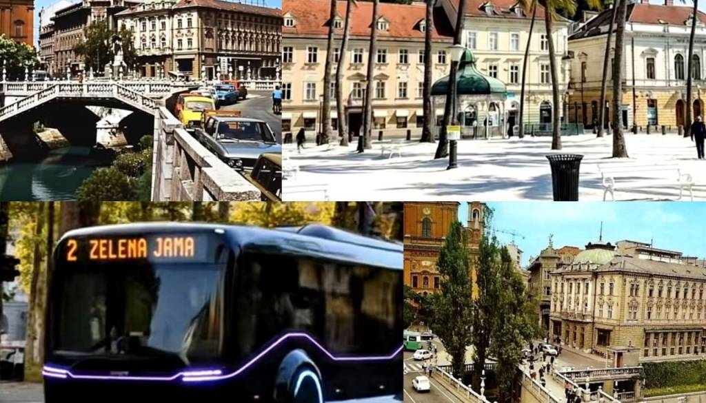 Ljubljančani si svoje mesto preoblikujejo kar s pomočjo AI: Kongresni trg s palmam in drugi domišljijski preobrati