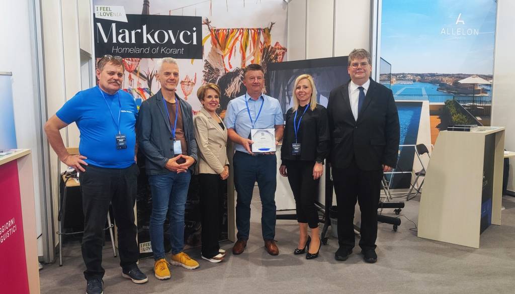 Destinacija, vredna raziskovanja: Markovci prejeli prestižno mednarodno turistično nagrado