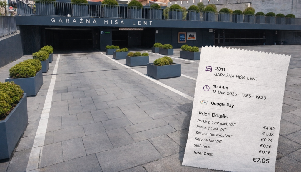 Mariborčanka ogorčena: Za slabi dve uri parkiranja plačala sedem evrov