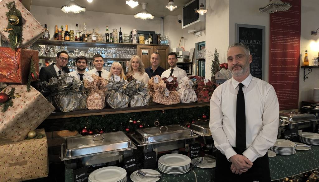 FOTO in VIDEO: Amirjeva ekipa v nizkem startu, dobrodelna večerja za več kot 200 mariborskih gostov je pripravljena