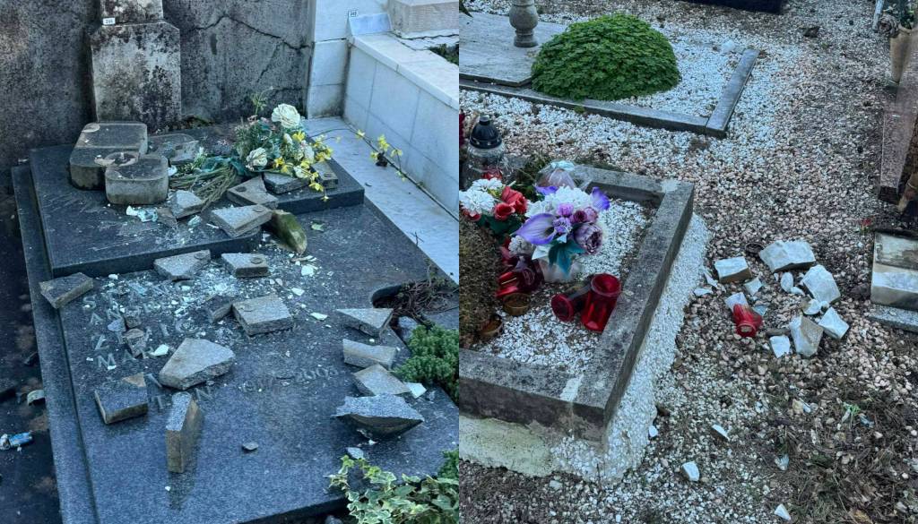 Božič zaznamovan z vandalizmom: Oskrunili in okradli 110 grobov