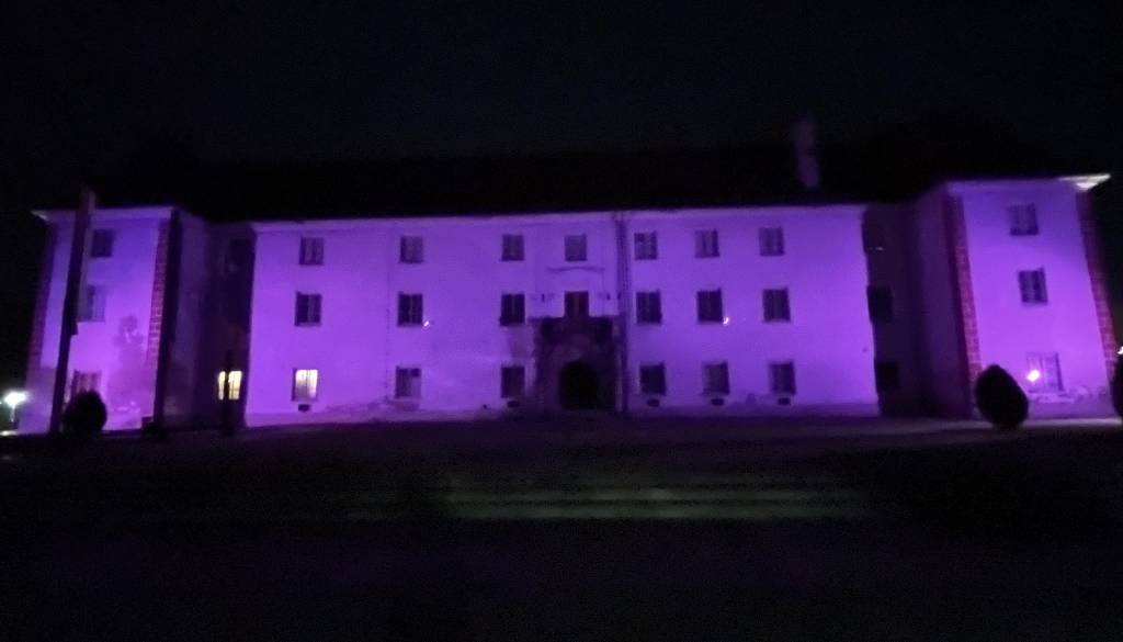 Soboški grad bo nocoj v vijolični