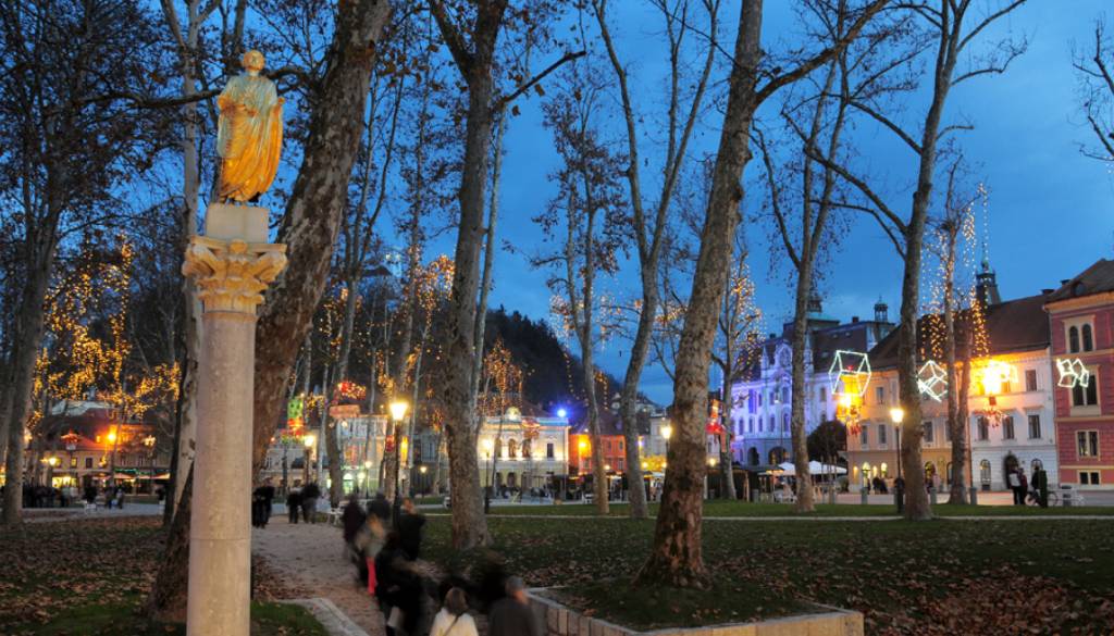 Zaradi silvestrovanja zapora Slovenske ceste v središču Ljubljane