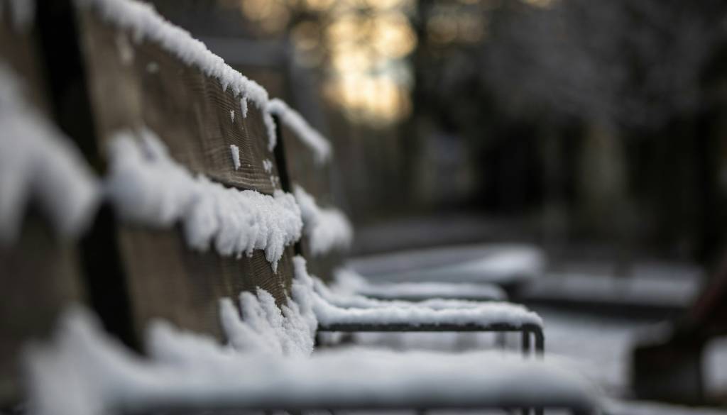 Zimsko odstranjevanje sedal klopi razburja Bežigrajčane