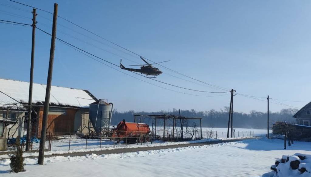 Drama v Murski Soboti: Zaradi suma zastrupitve z ogljikovim monoksidom posredoval helikopter