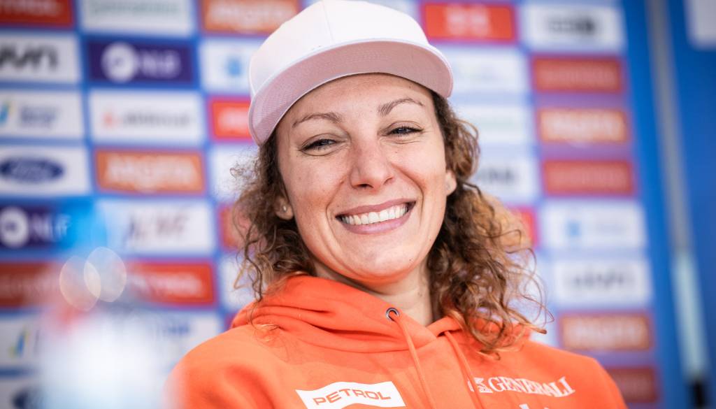  Ilka Štuhec v Trbižu tretja na drugem treningu smuka