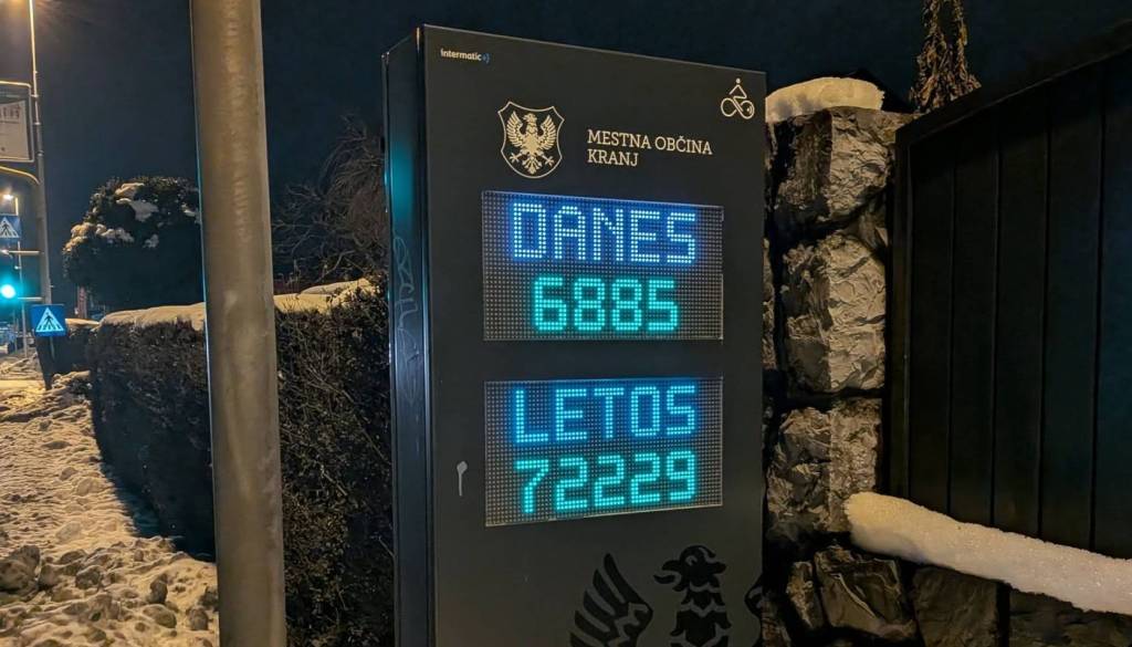 Kranjčani v smeh, občina v akcijo: Števec je zatajil