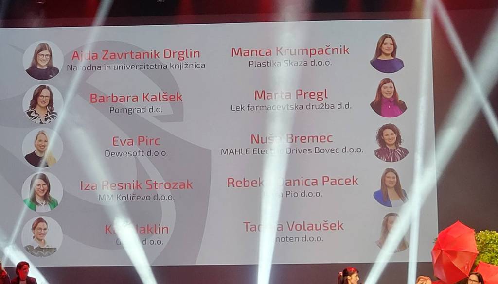 Pomgrad ponosen na nominacijo Barbare Kalšek za Inženirko leta