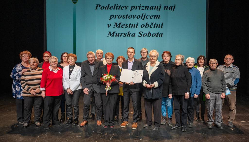FOTO: V Murski Soboti podelili priznanja naj prostovoljcem