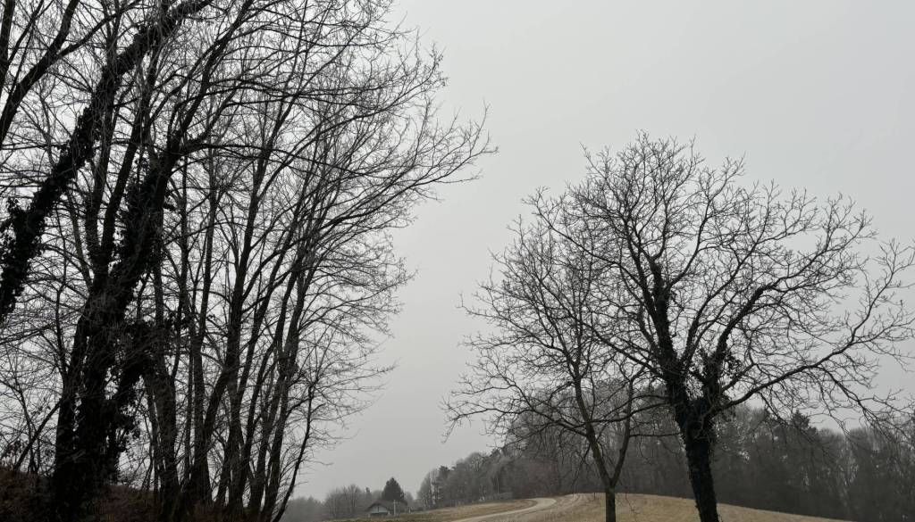 Primorska uživa v soncu, preostanek države pa v objemu nizke oblačnosti