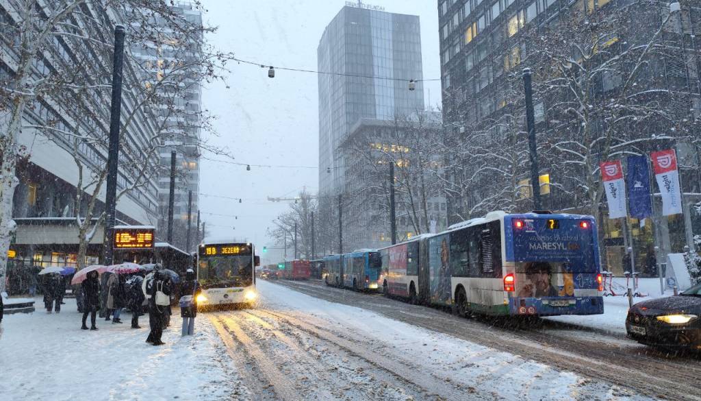 Zimska služba v Ljubljani v polnem pogonu: 245 ljudi na terenu, stroški že 170 tisoč evrov