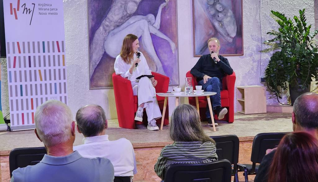 Matjaž Javšnik v Novem mestu spregovoril o trenutku, ki mu je spremenil življenje