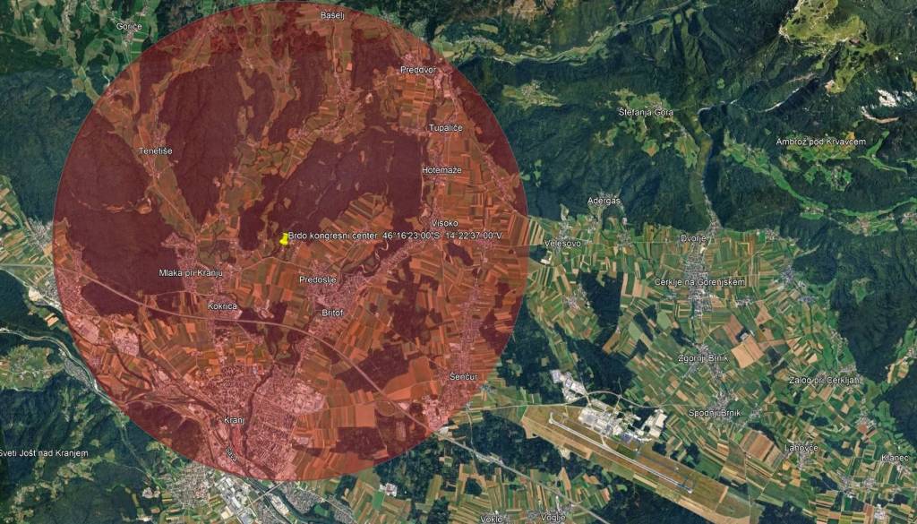 Na Brdu pri Kranju bo konec tedna veljala prepoved letenja dronov