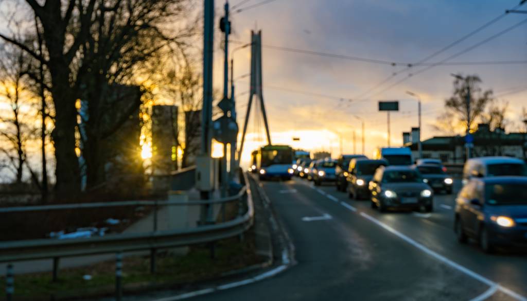 Štajerska avtocesta z zastoji in oviranim prometom