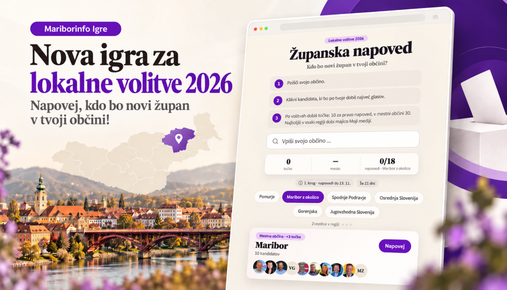 Kdo bo (novi) župan v vaši občini? Preizkusite igro Županska napoved in osvojite nagrado