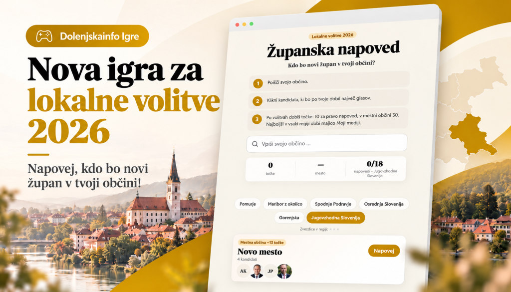 Kdo bo slavil na županskih volitvah na Dolenjskem? Napovejte!