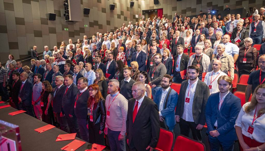 FOTO in VIDEO: Kongres Socialnih demokratov v Murski Soboti, v dvorani več kot 300 delegatov