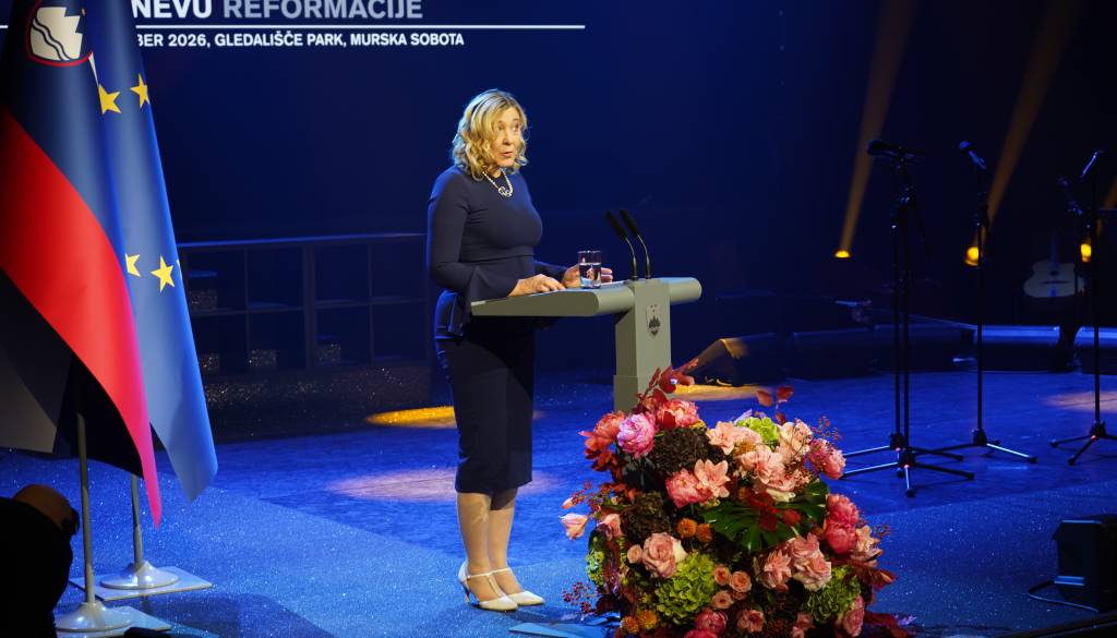 FOTO in VIDEO: Državna proslava ob dnevu reformacije v Murski Soboti v znamenju pomena tiskane besede