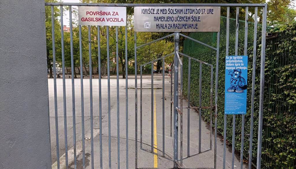 Na mestnih igriščih nova pravila: Občina nagovarja predvsem otroke in mlade