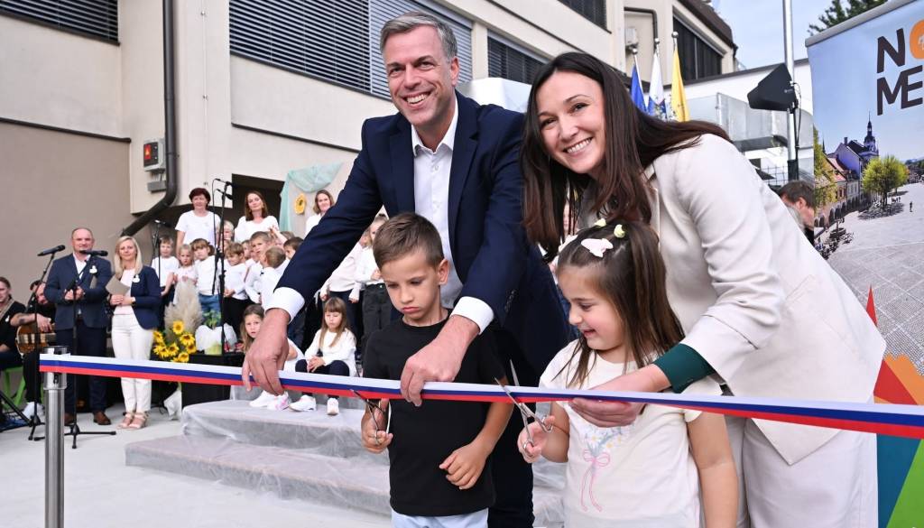 FOTO: Vrtec Labod v Novem mestu bogatejši za nov prizidek, investicija vredna 3,7 milijona evrov