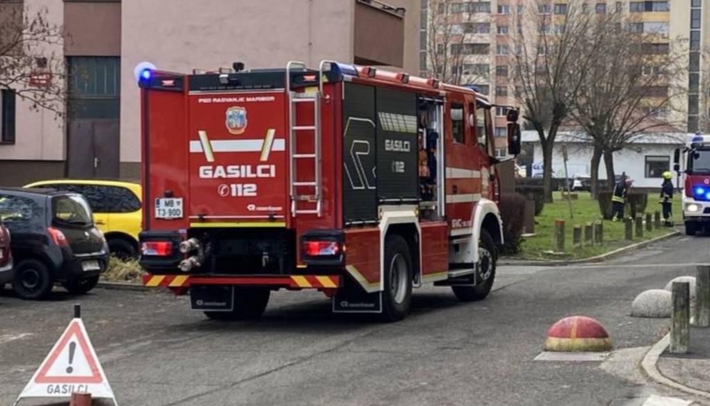 Hitra intervencija v Mariboru, posredovali gasilci in reševalci